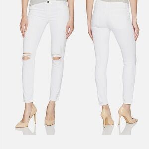 White Distressed Women's Jeans